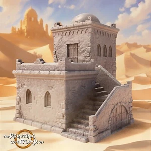 Casa Oriental A Terreno - 28mm Tabletop - SDLA D&D Pathfinder DSA - Imagen 1 de 7