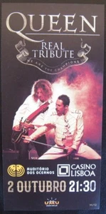 Queen Real Tribute - Lisbon 2017 concert promo flyer - Picture 1 of 1