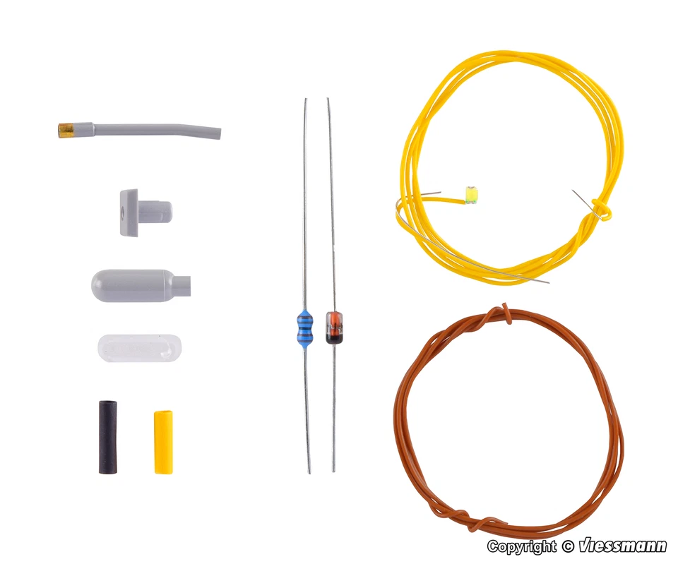 Viessmann 6925 Bausatz Industrieleuchte, LED weiß, TT - Bild 1 von 1