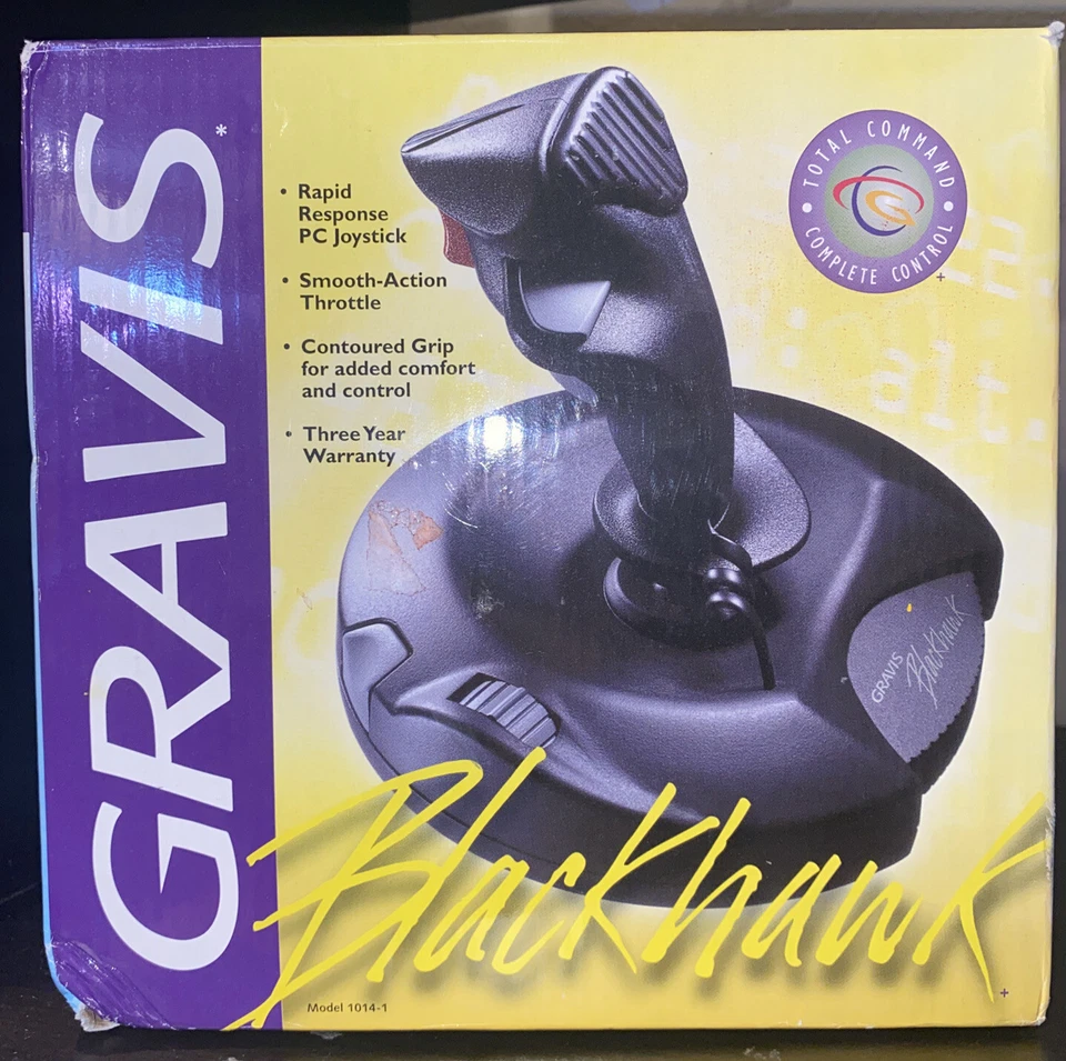 Gravis BlackHawk Joystick For Mac original box New sealed - Image 1 of 1