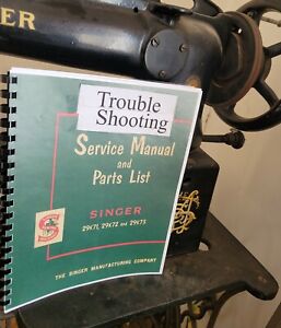 Singer 29K70 29K71 29-K72 29K73  TroubleShooting ServiceBook Manual/Guide