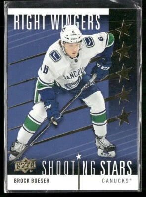 2019-20 Upper Deck - Shooting Stars Right Wingers Brock Boeser #SSR-3  - Image 1 of 2