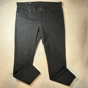 Treasure & Bond Herren Slim Fit Schwarz Jeans Gr. 36 W Stretch Baumwolle Denim Hose - Bild 1 von 11