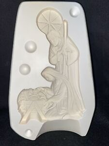 Duncan DM-659 Ceramic Slip Mold Nativity Bible Verse Decoration No. 4 Christmas