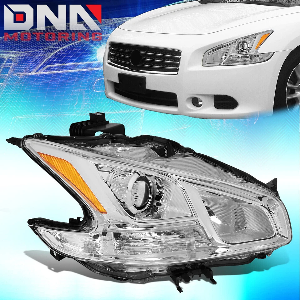 FOR 2009-2014 NISSAN MAXIMA PASSENGER RIGHT FACTORY STYLE PROJECTOR HEADLIGHT - Image 1 of 4