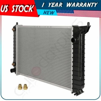 Aluminum Radiator Fits 1994-2003 Chevrolet S10 2.2L 4-Door Silver Crossflow - Image 1 of 4