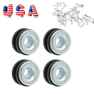 4X Fender Mount Grommets Kit For Honda CR250M XL250 CR125 ATV 61104-428-000 - Imagem 1 de 4