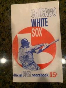 1962 Chicago White Sox Program Scored - Picture 1 of 7