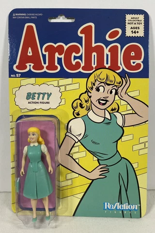 Archie - Betty 3.75 Inch Action Figure ~ Super 7 ReAction NEW Cover