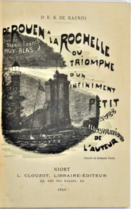 Navigation Fluviale, Vapeur, De Kaznoj : DE ROUEN A LA ROCHELLE...1890. Ruy-Blas - Picture 1 of 5