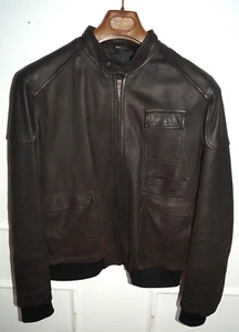 Miu Miu Men`s Lambskin Leather Jacket Size 52 UK L - Picture 1 of 9