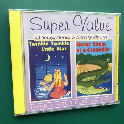 TWINKLE / NEVER SMILE AT A CROCODILE Children's CD Songs Stories Rhymes SEALED - Image 1 of 4