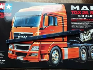 1/14 Tamiya MAN TGX 26.540 XLX  6x4 Chassis Rails, L&R = Pair - Picture 1 of 3