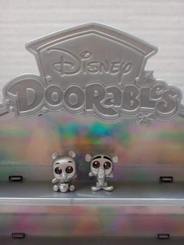 Disney 100 Doorables Platinum Exclusive collectible figures-  Winnie Pooh Tigger Cover