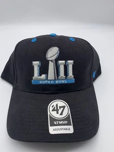 SUPER BOWL LII (52) '47 Brand Baseball Cap NFL Adjustable Hat Eagles Patriots - Bild 1 von 5
