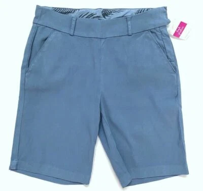 FRESH PRODUCE 6 Deep Dive BLUE PORTOFINO Stretch Cotton Shorts $65 NWT New 6  - Image 1 of 2