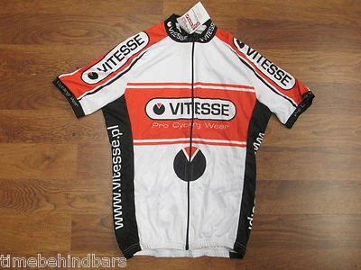 VITESSE PRO CYCLING WEAR SHORT SLEEVE FULL ZIPPER SPEEDLINE JERSEY MENS 5  - Image 1 of 4