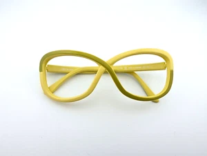 Adidas Eyeglasses Frames Only, ah29 00 6051, 58-11-135, Yellow, Made in Taiwan - Picture 1 of 15