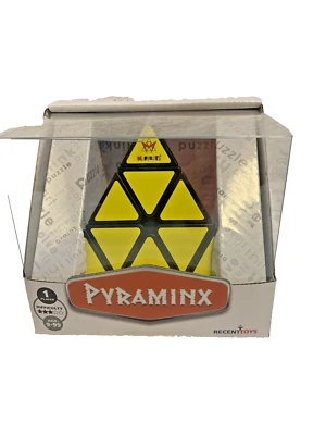 PYRAMINX by Recent Toys Speed Cube, Brain Teaser Brand New Age 9-99 - Image 1 of 3