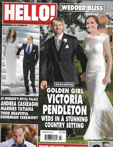 Hello Magazine Victoria Pendleton Wedding Prince William Alec Baldwin ...