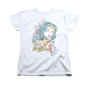 WONDER WOMAN WONDER SCROLL Licensed Women's Graphic Tee Shirt SM-2XL - Picture 1 of 2
