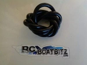 RC Boat 1 Metre Large size silicone water tubing Black 213B25BK - Picture 1 of 2
