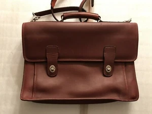 Vintage - Sacoche International - Brooklyn NY, USA Brown Leather Messenger Bag - Photo 1/10
