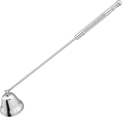 Silver Candle Snuffer Stainless Steel Accessory Extinguisher Put Out Candle - Image 1 of 2