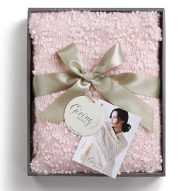 DEMDACO Pink Giving Shawl 1004140003