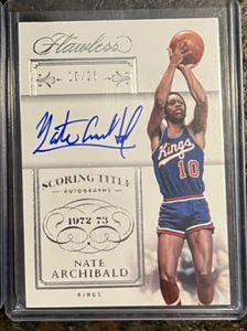 2023-24 Panini Flawless NATE ARCHIBALD Scoring Title Auto #'d 10/25 - Picture 1 of 2