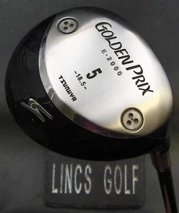 Tsuruya Golden Prix E-2000 18.5° 5 Wood Regular Graphite Shaft Golden Prix Grip - Picture 1 of 6