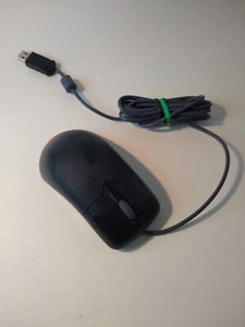 Microsoft Wheel Mouse Optical USB and PS/2 3-Button Wired Mouse Black X802382 - Picture 1 of 3