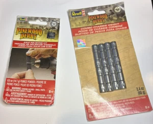 Revell Pinewood Derby Axle Polishing Kit & Chassis Weight Lead-free bundled lot - Picture 1 of 2