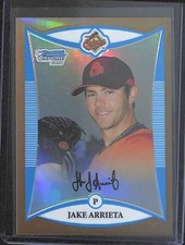 2008 Bowman Chrome Gold Refractor #BCP164 Jake Arrieta No 38 of 50