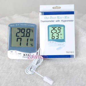 Digital Thermometer Hygrometer Humidity Monitor & Probe for Egg Incubator / Hive - Picture 1 of 2