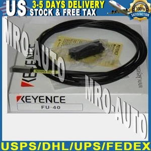 New KEYENCE FU-40 Reflective Fiber Optic Sensor US Free TAX - Picture 1 of 9