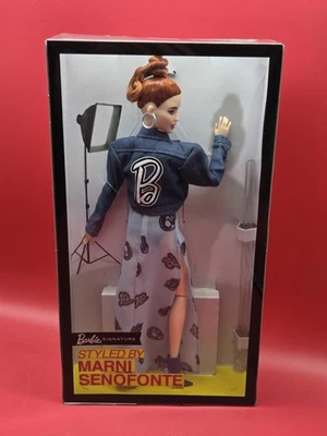 2018 Mattel Barbie Signature Styled by Marni Senofonte Redhead Denim Jacket NRFB - Image 1 of 4