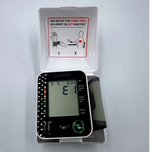 PARAMED Wrist Digital Blood Pressure Monitor Automatic Model PG800A12 - Working - Picture 1 of 3