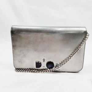 Bolso de hombro Christian Dior charol plateado 3132147 - Imagen 1 de 11
