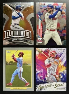 BRYCE HARPER - 2020 PANINI DK, PRIZM, TOPPS CHROME, UPDATE - BASE and INSERTS - Picture 1 of 2