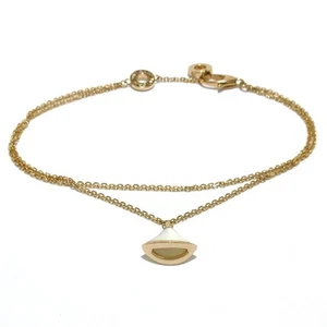 Auth BVLGARI Diva Dream 350585 18K Rose Gold White Mother of Pearl N4P8Y3 - Picture 1 of 8