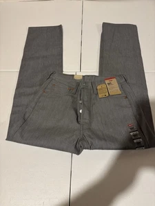Levi’s 501 Original Buttonfly Straight Leg Gray Jeans Men’s Size 30x32 NWT - Picture 1 of 7