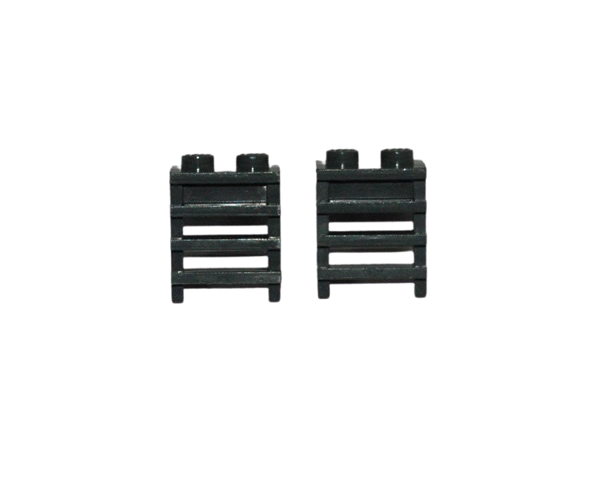 2 Lego® TRAIN Railway 9V RC Ladder Step BLUISH GREY - Image 1 of 1