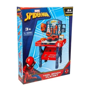 Marvel Spider-Man Werkzeugbank Spielset mit Take Apart Rennwagen & Aufklebern - NEU - Bild 1 von 7