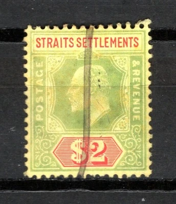 Estampilla de asentamientos del estrecho - 1909 - #126 - USADA - Rey Eduardo VII Foto 1 de 2