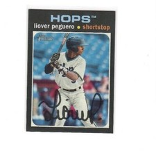 LIOVER PEGUERO 2020 Heritage Minors FLIP STOCK SSP Pittsburgh Pirates RC #53