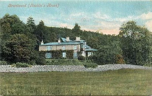 Ruskin's House Brantwood Valentinstagsserie Coniston Lancashire England Postkarte - Bild 1 von 2