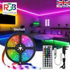 5-20M LED Strip Lights 5050 RGB Colour Changing Tape Cabinet Kitchen Lamp+Remote