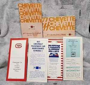 1977 Chevrolet Chevette Owners Paperwork Manul Operator Book Complete Package - Picture 1 of 4