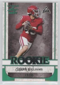 2022 Leaf Ultimate Draft Rookies Box Set Emerald Spectrum /35 Caleb Williams #04